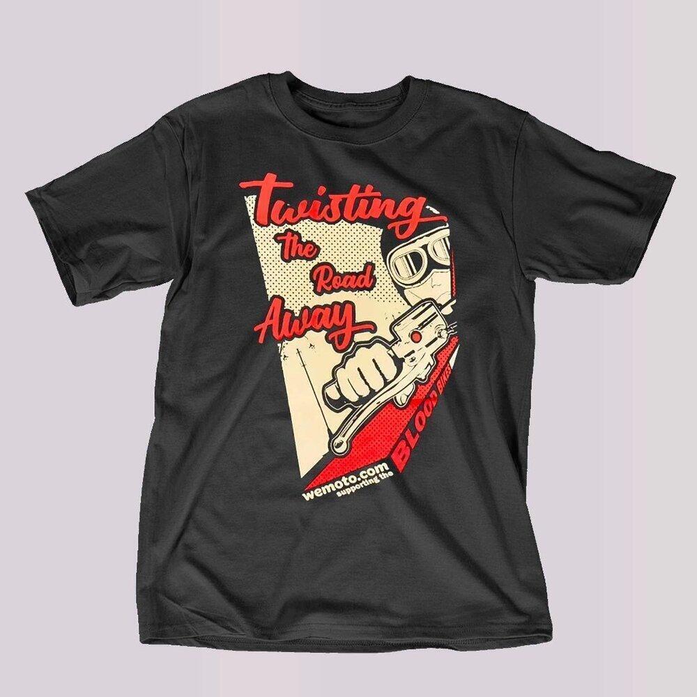 Twisting The Road Away Funny Graphic Retro Music Fan Unisex T-Shirt 90